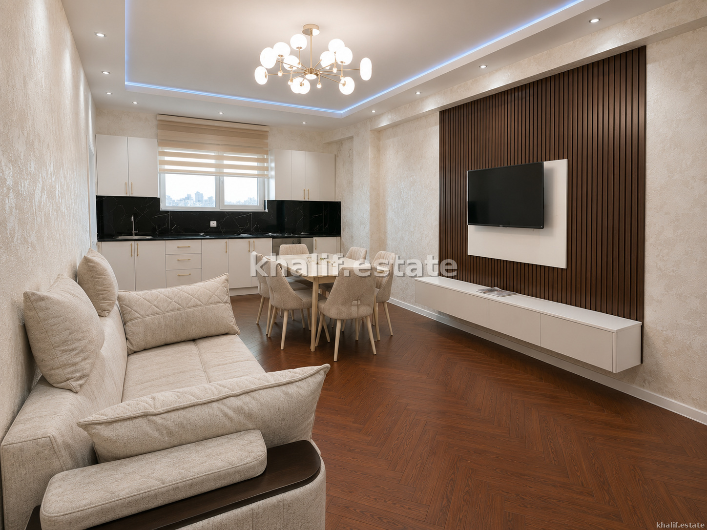 Nəsimi, Bakı — 2 otaqlı yeni tikili 58 m² (şəkil 1)